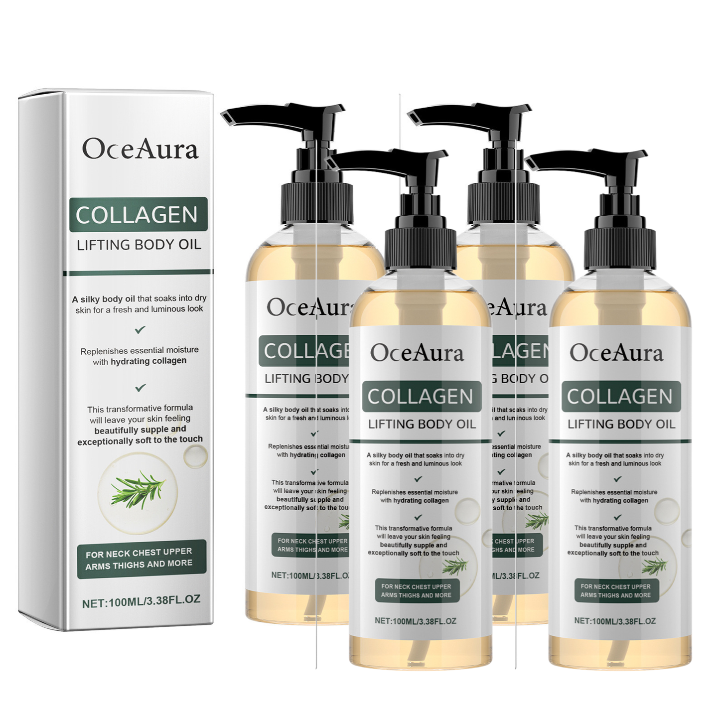 OceAura™ Collagen Body Oil