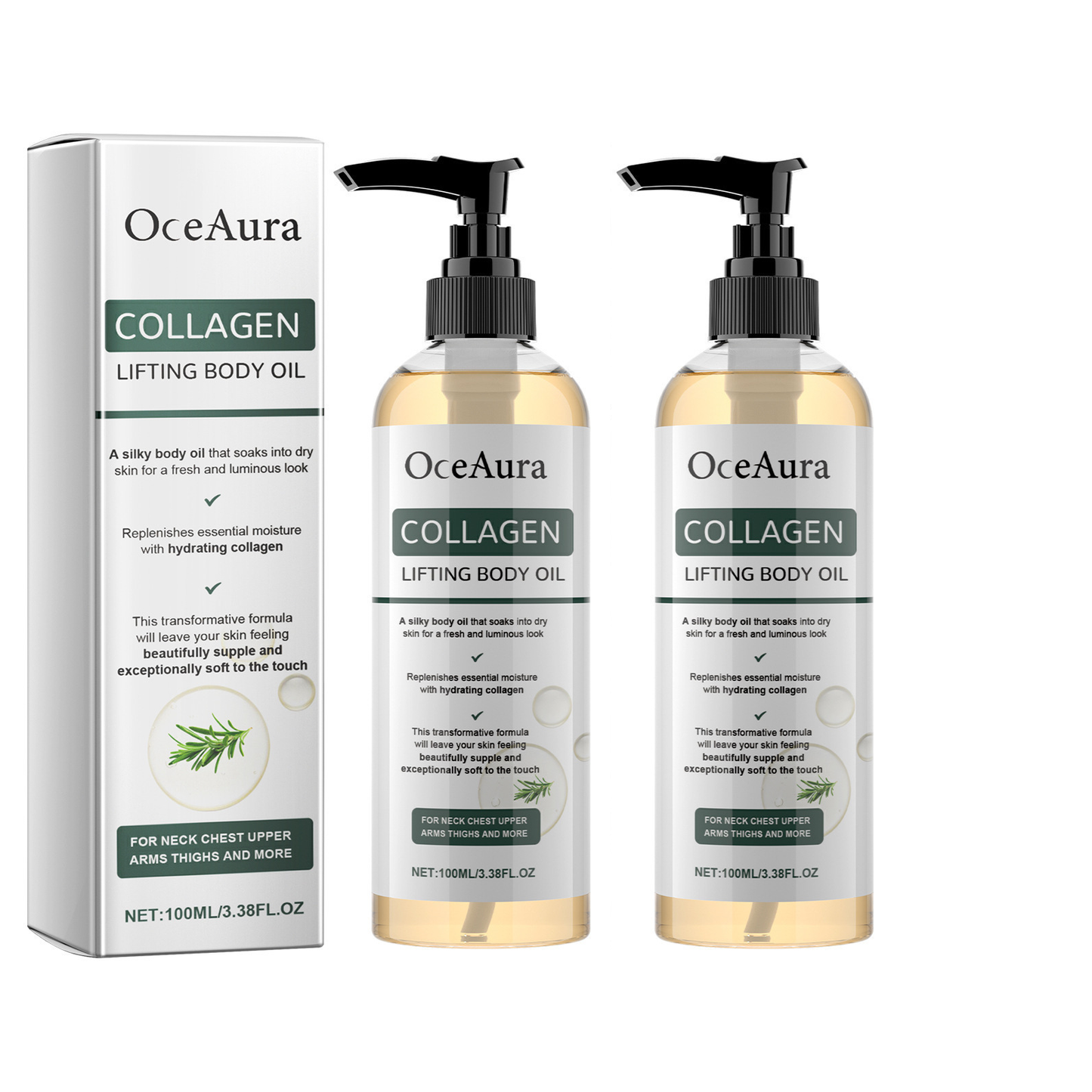 OceAura™ Collagen Body Oil